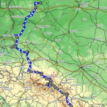 45. trasa wakacyjna "Wakacje w Lubuskiem i Dolnym Śląsku" woj. lubuskie/dolnośląskie